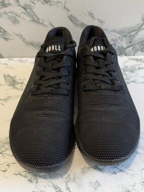 Nobull Women 7.5 Superfabric Shoe Outwork Sneaker Crossfit Trainer Black Active